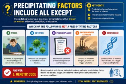 precipitating factors include all except