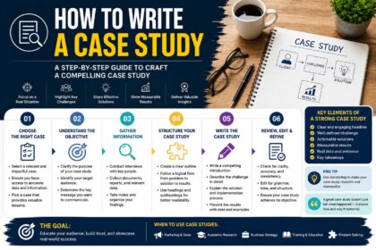 how to write a case study