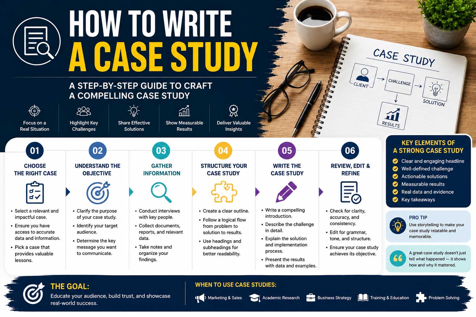 how to write a case study
