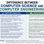 difference between computer science and computer engineering