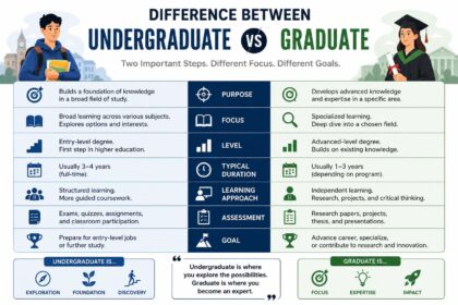 difference between undergraduate and graduate