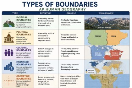 types of boundaries ap human geography
