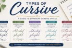 types of cursive