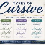 types of cursive