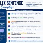complex sentence examples