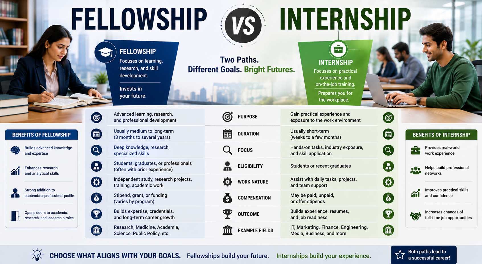 fellowship vs internship
