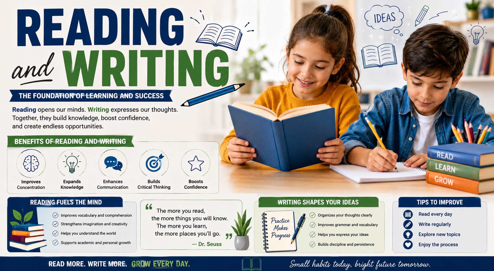 reading and writing