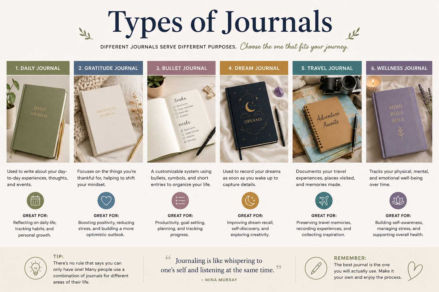 types of journals