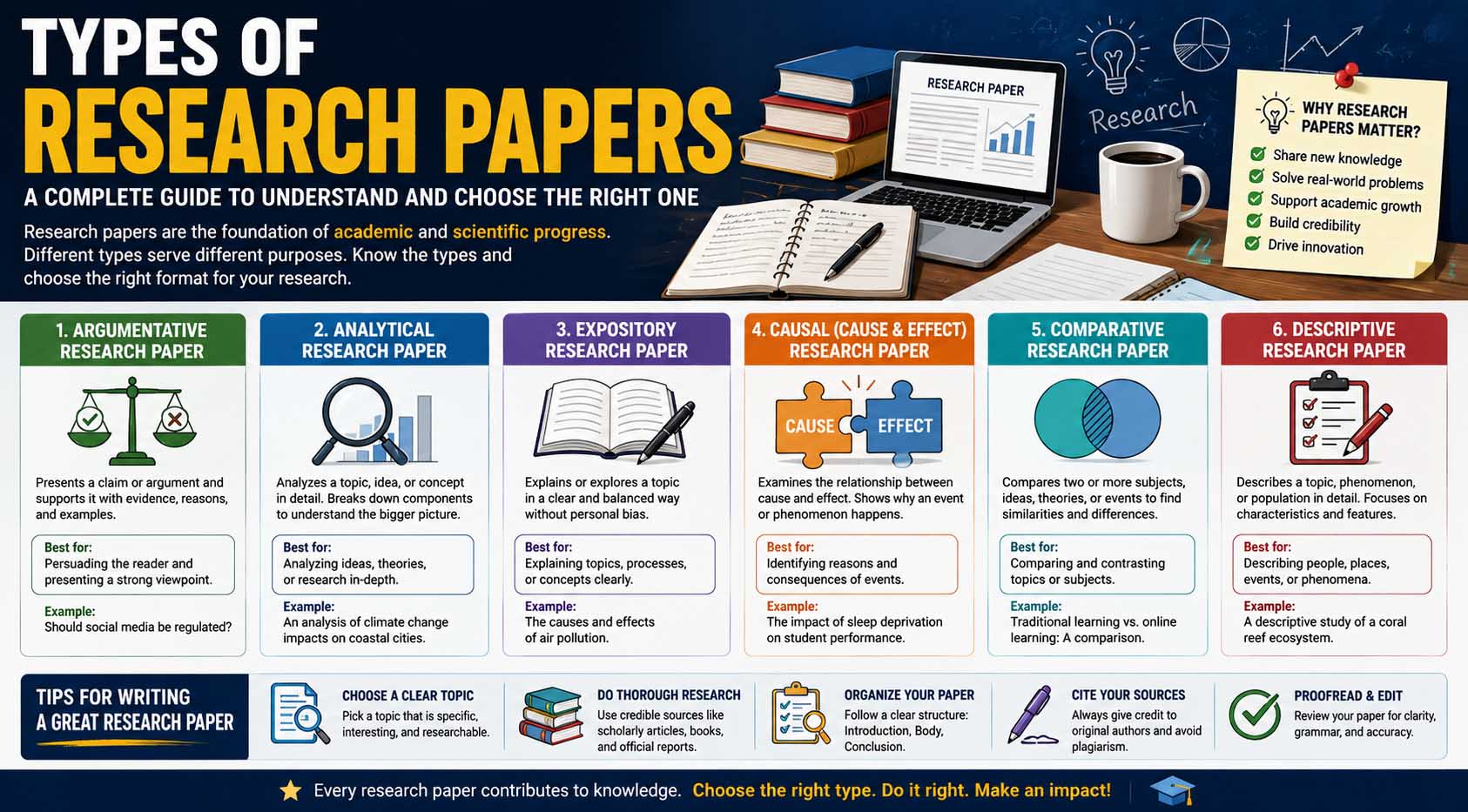 types of research papers