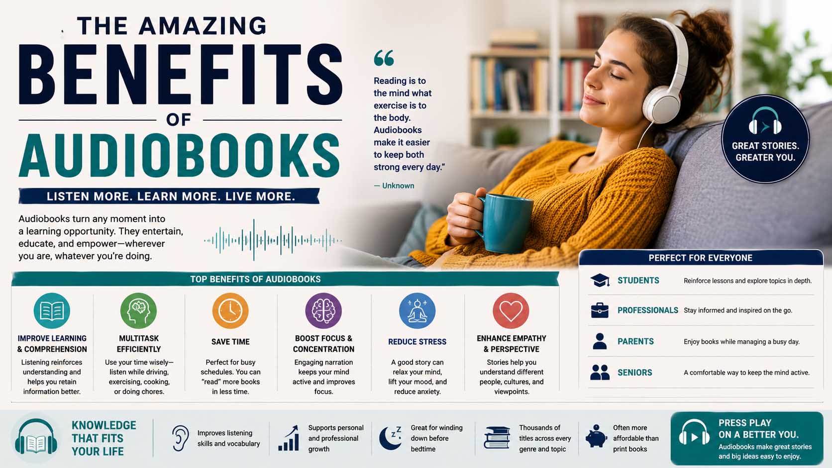 benefits of audiobooks
