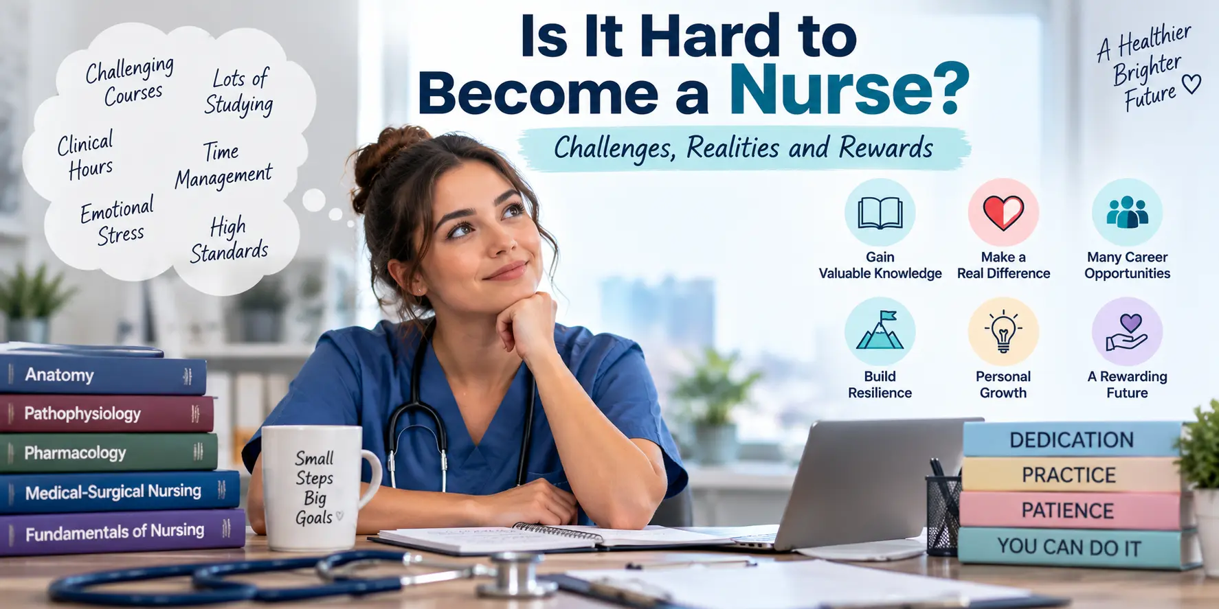 is it hard to become a nurse