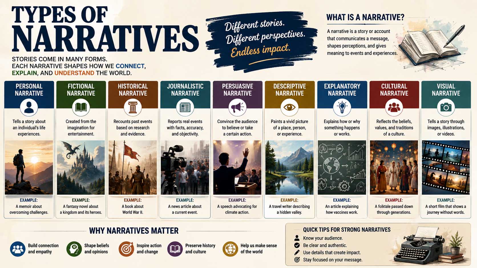 types of narratives