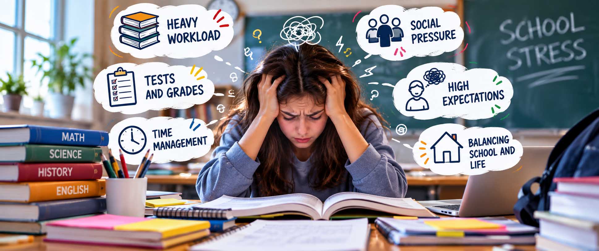 why is school so stressful
